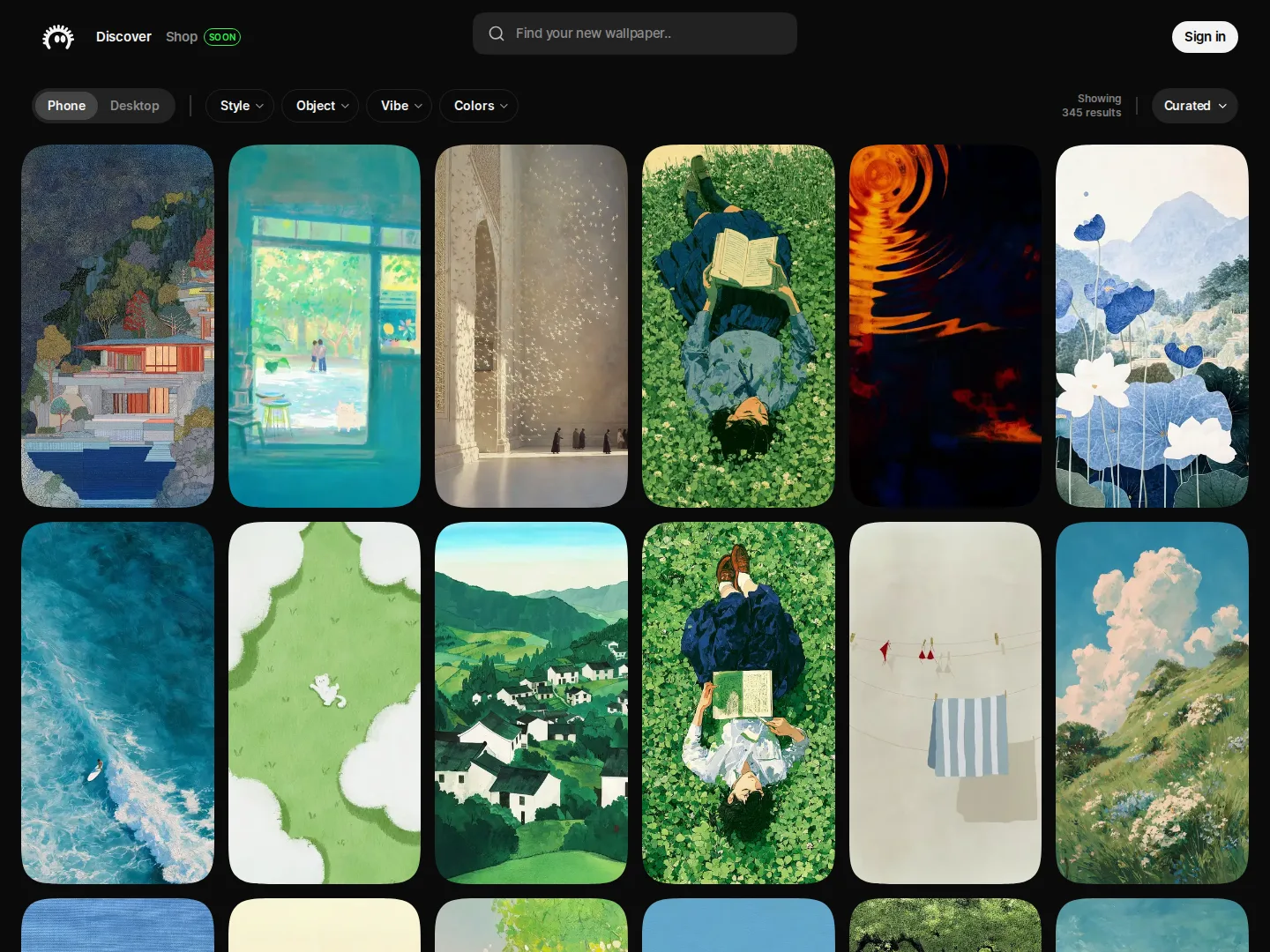 Aperçu du site Collage