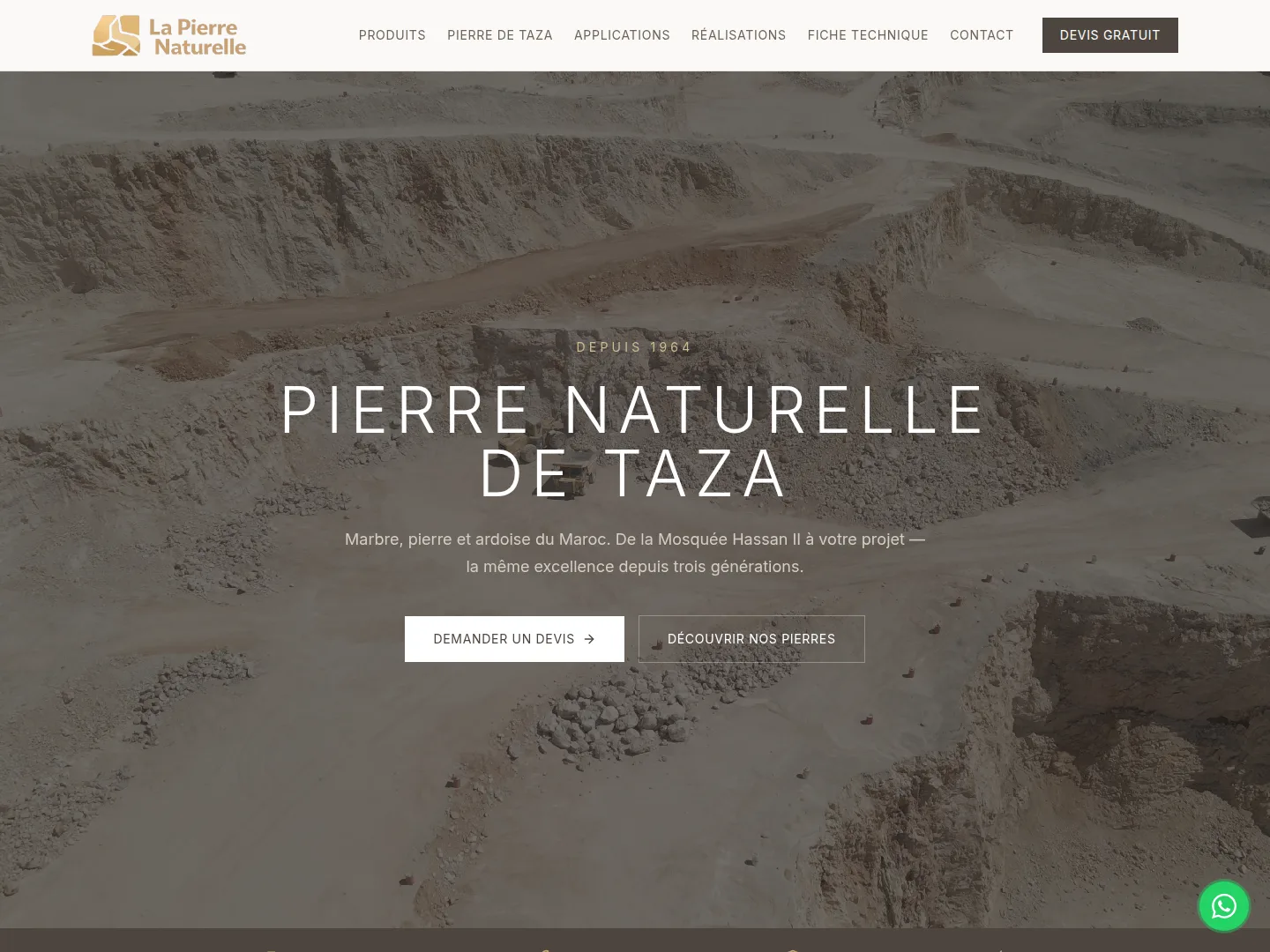 La Pierre Naturelle, un site vitrine aux contenus pensés pour la recherche