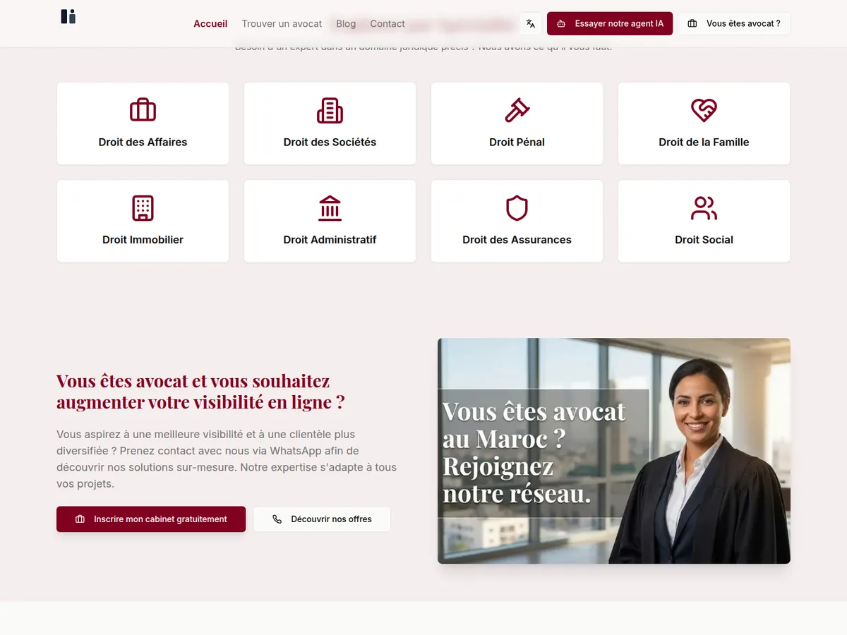 Pages par ville de l’Annuaire des Avocats